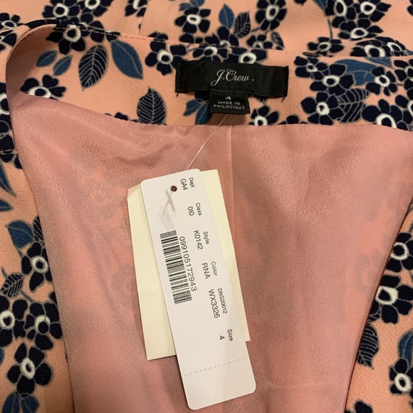 J. Crew Dress Blush Bouquet Floral - Picture 11 of 11